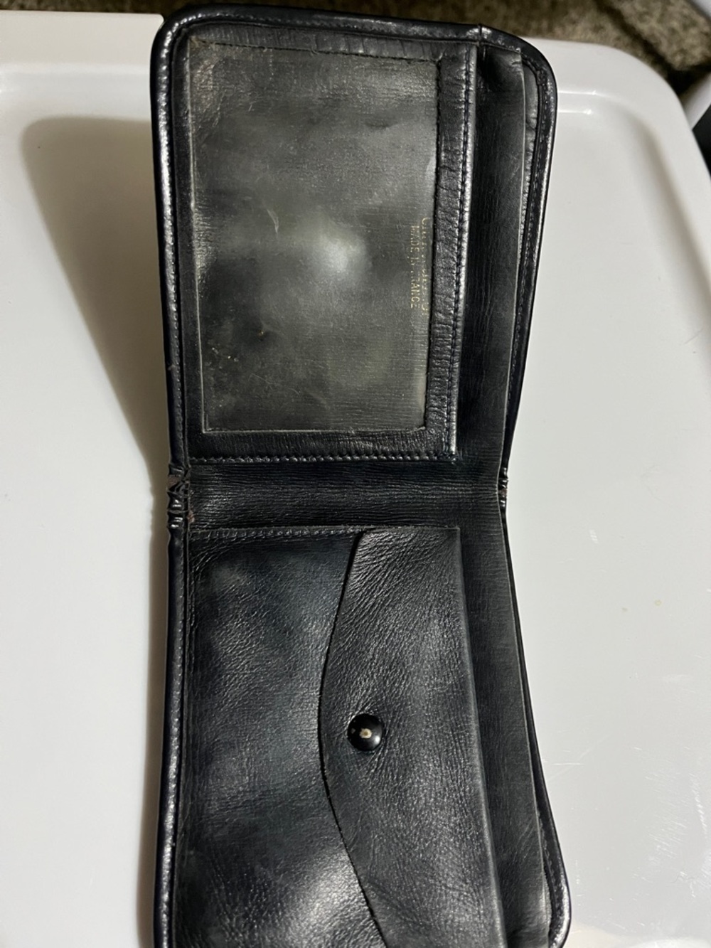 Dior Monogram Zip Wallet in Beige and Black - Picture 2 of 3